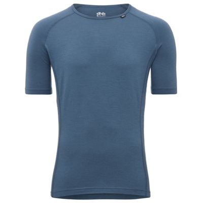 dhb Merino Short Sleeve Base Layer (M_200) - Sky Blue - XS, Sky Blue